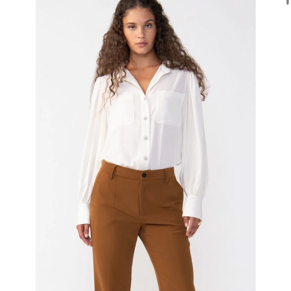 NWT Sanctuary Jewel Button shirt